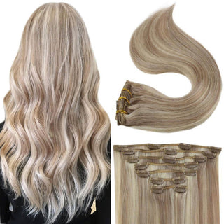 virgin clip in hair extensions