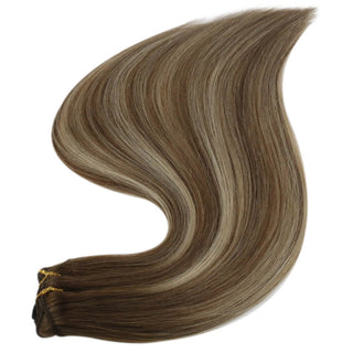 balayage clip in hair extensions