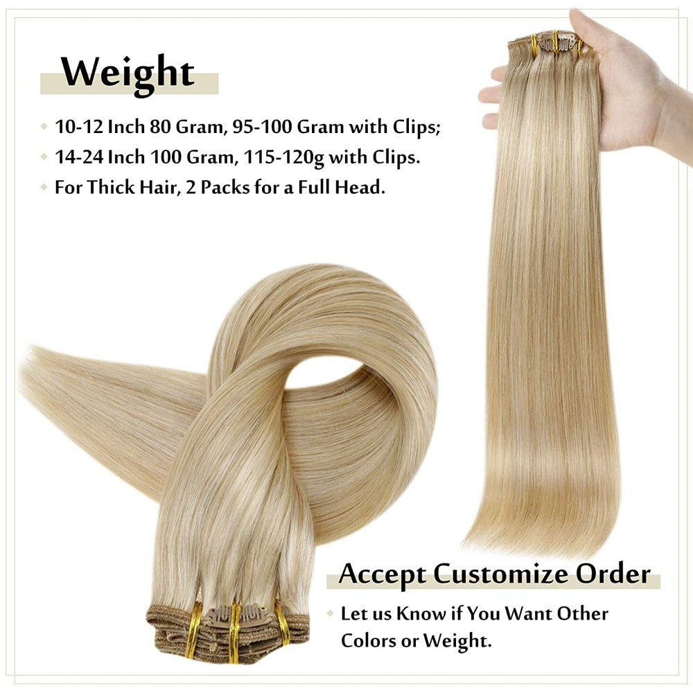 clip in human hair extensions