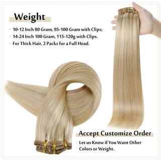 clip in human hair extensions