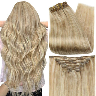 clip in human hair