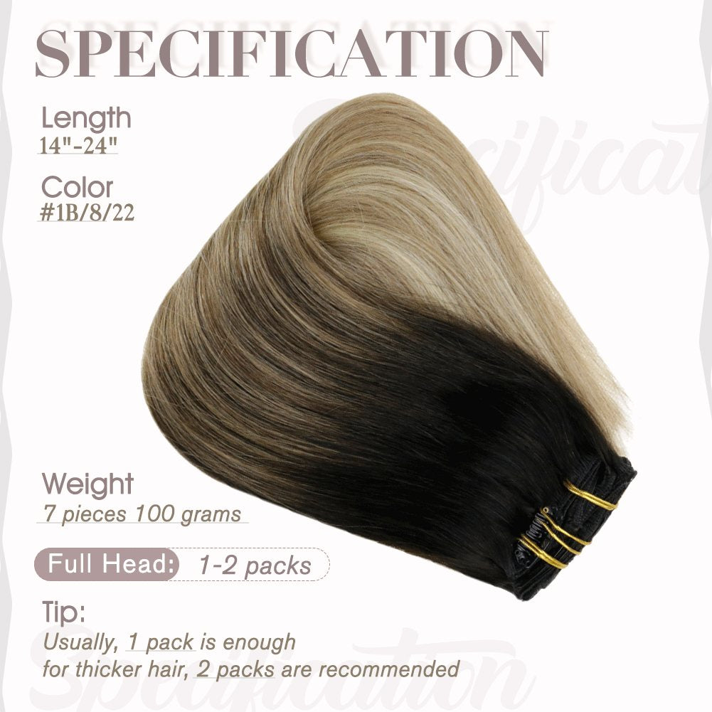 real hair clip in extensions