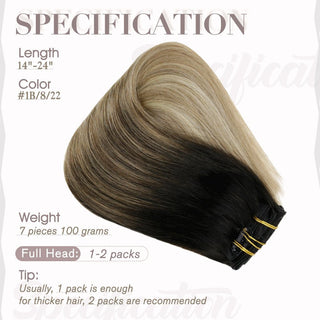 real hair clip in extensions