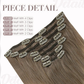 clip in colored hair extensions