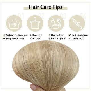 clip hair extensions honey blonde