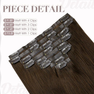 top clip in hair extensions