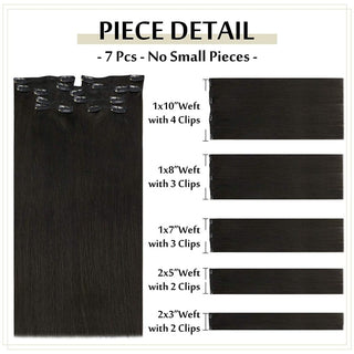 black clip on extensions