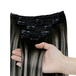 full head clip hair extensions