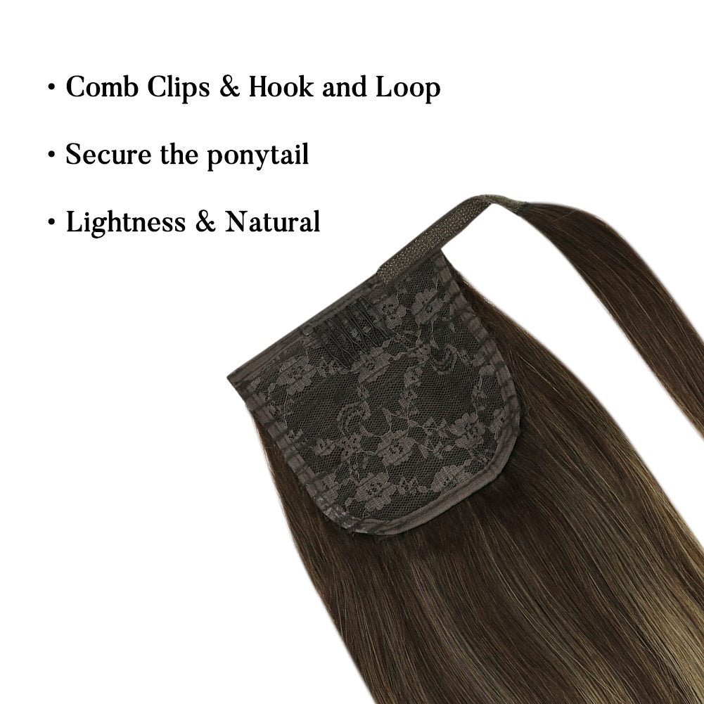 real hair ponytail extension