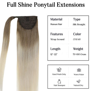 straight ponytail
