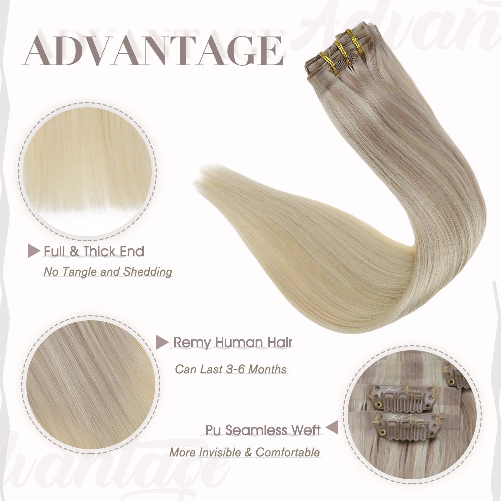 22 inch clip in hair extensions