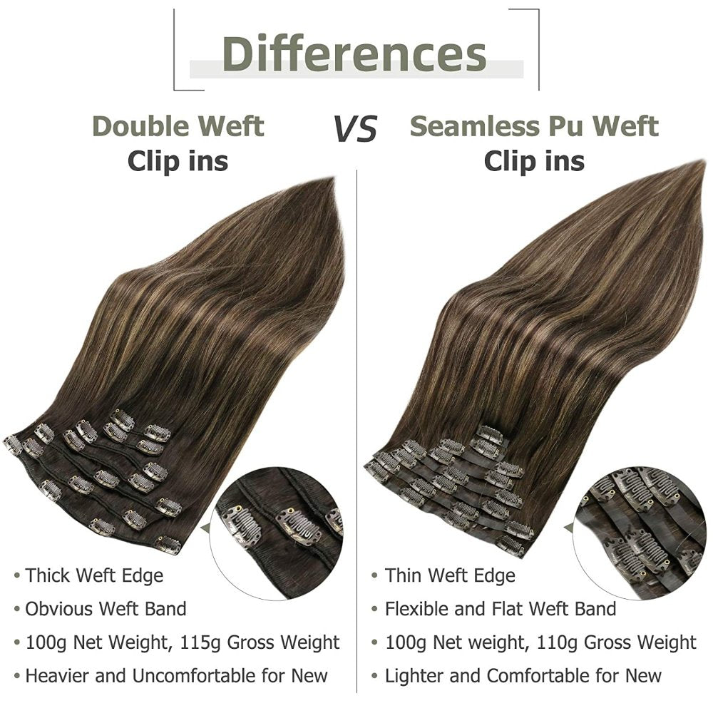 seamless clip hair extensions