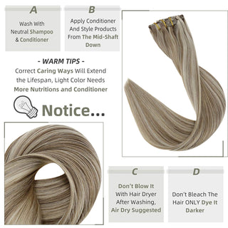 clip hair extensions highlights