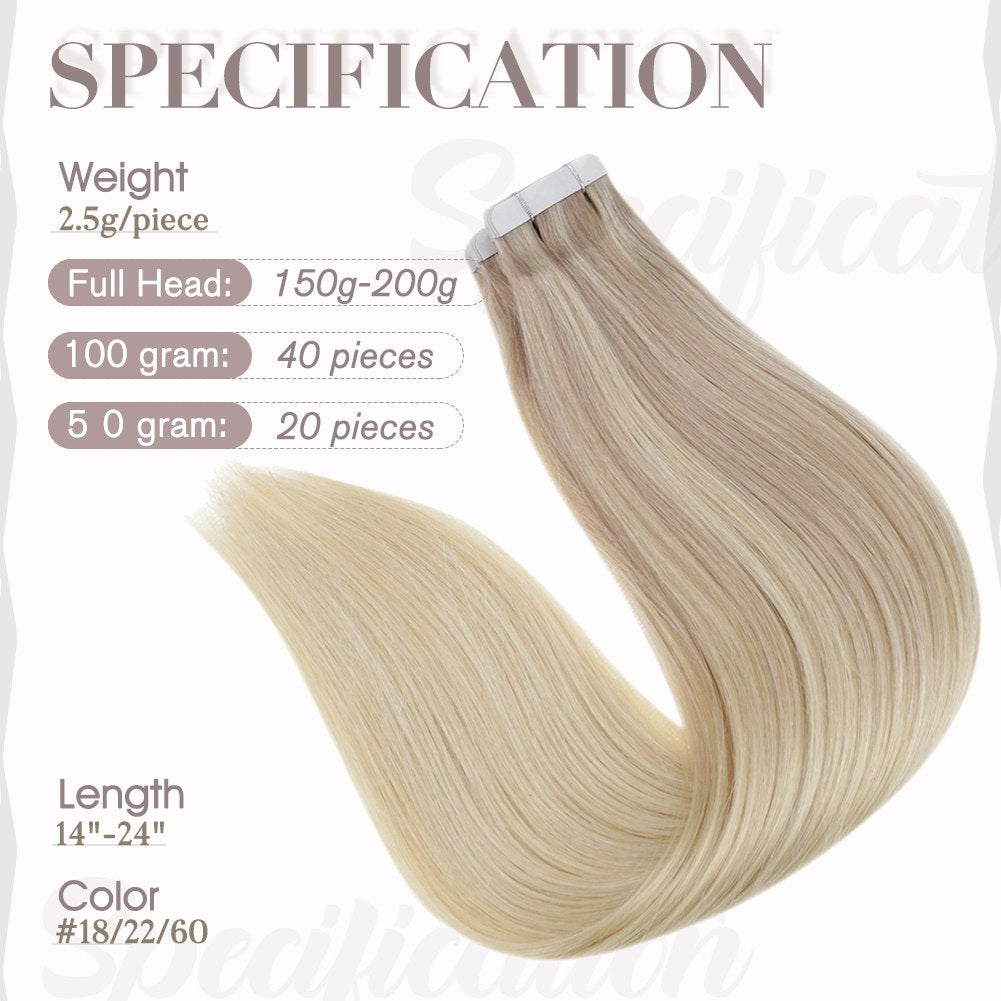 platinum tape hair extensions