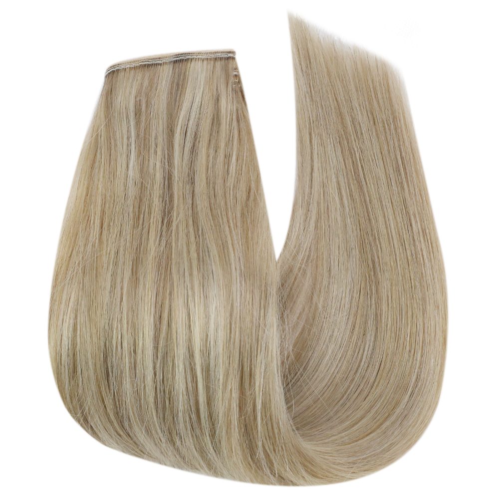 halo blonde human hair