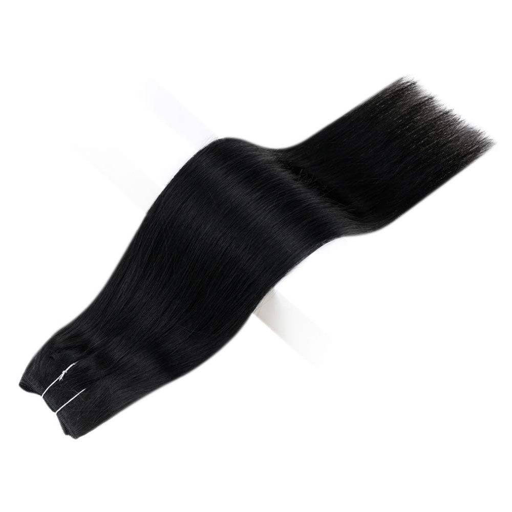 halo human hair extensions black