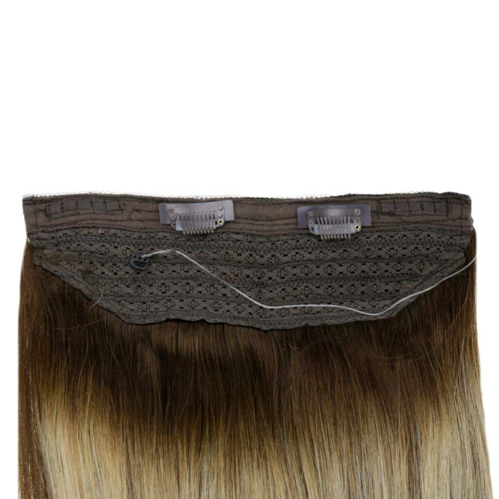 human hair halo extensions