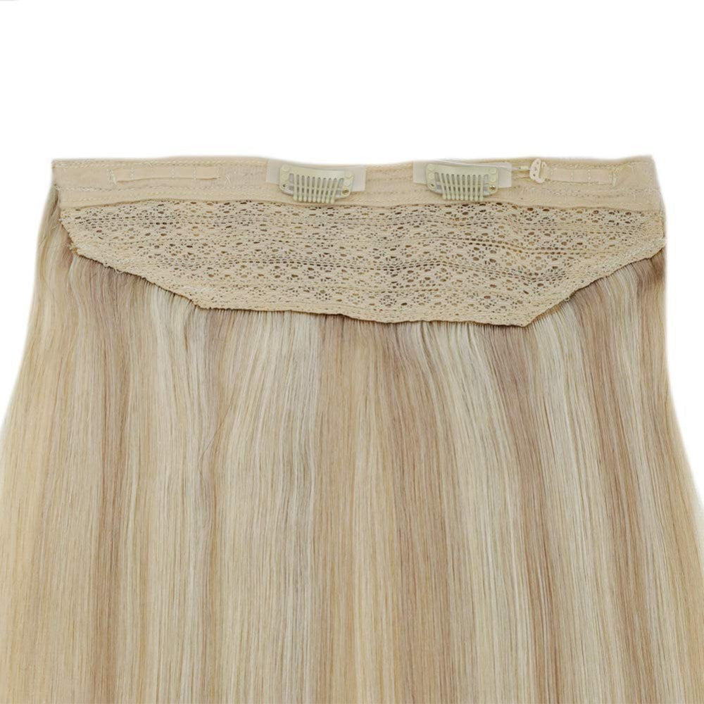 human hair halo extensions