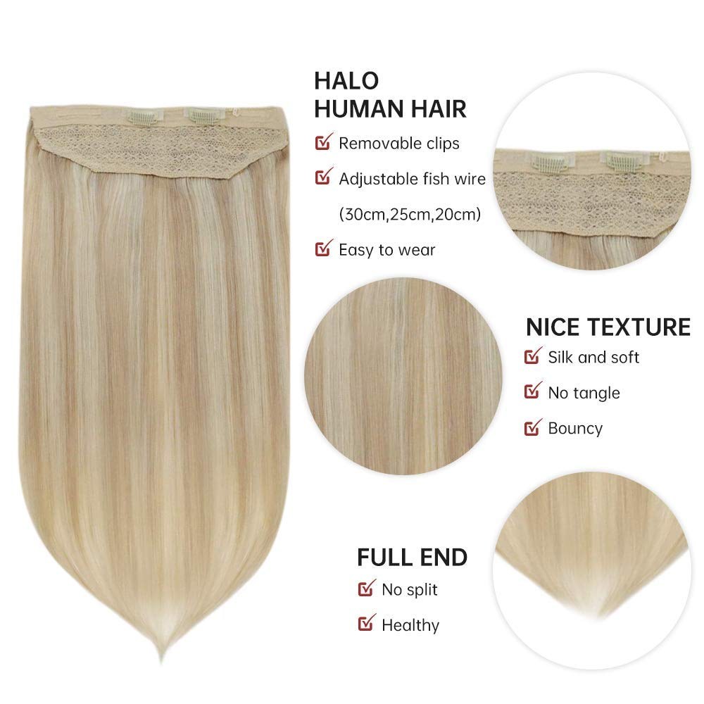 halo hair extensions human hair