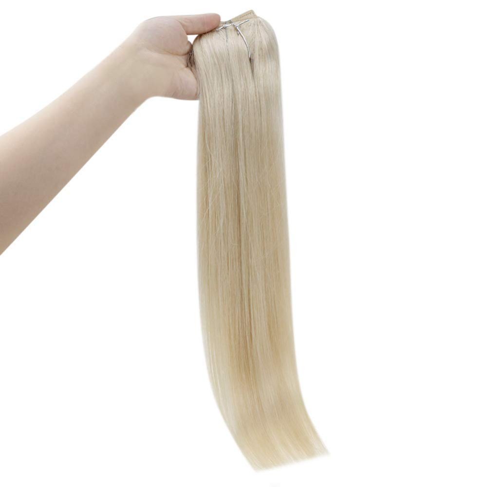 halo blonde human hair