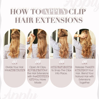 straight clip in hair extensions
