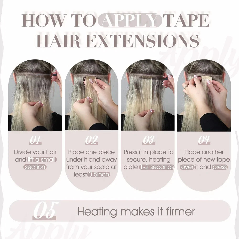 virgin tape hair