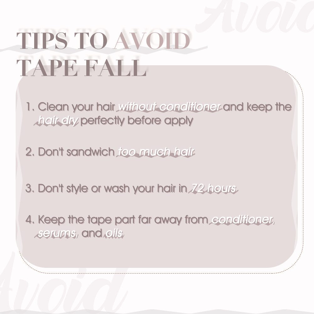 natural tape in hair extensions