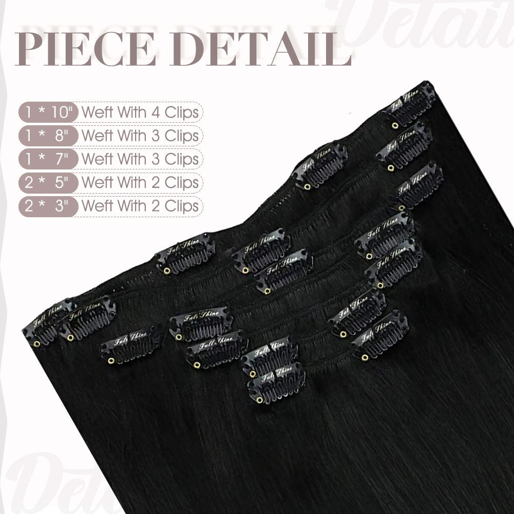 virgin clip in hair extensions