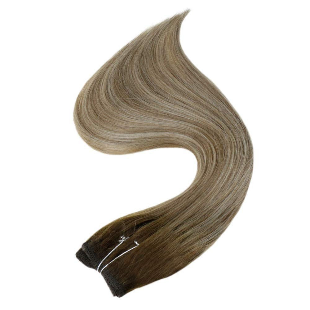 halo hair extensions balayage blonde