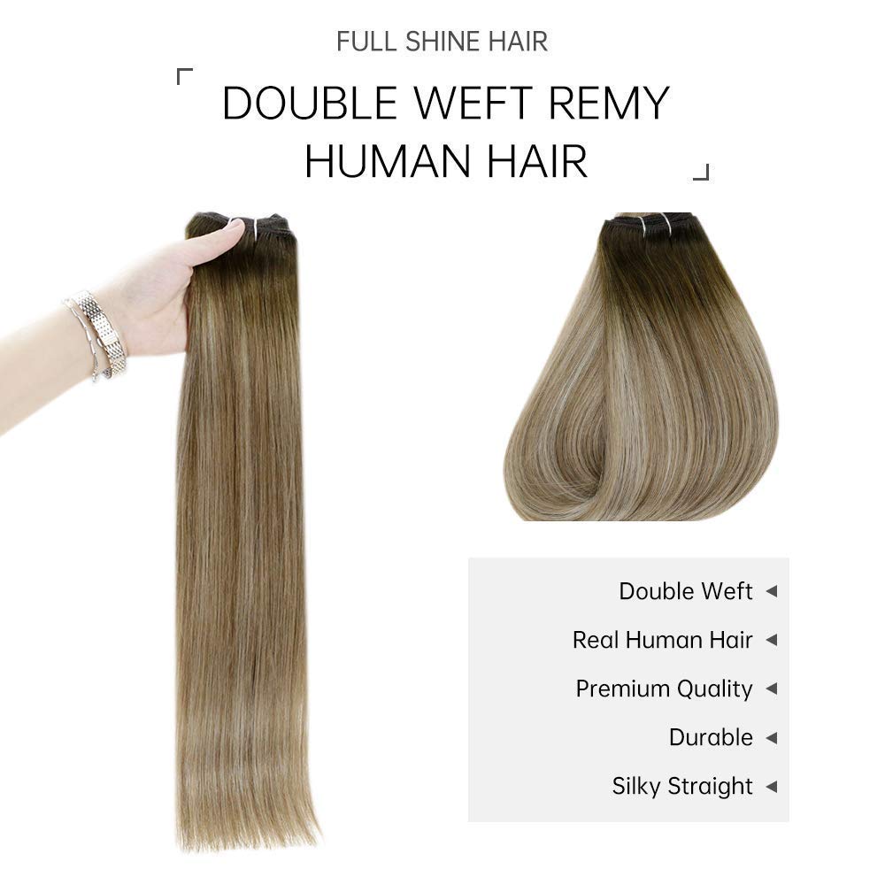 sew in weft human hair extensions