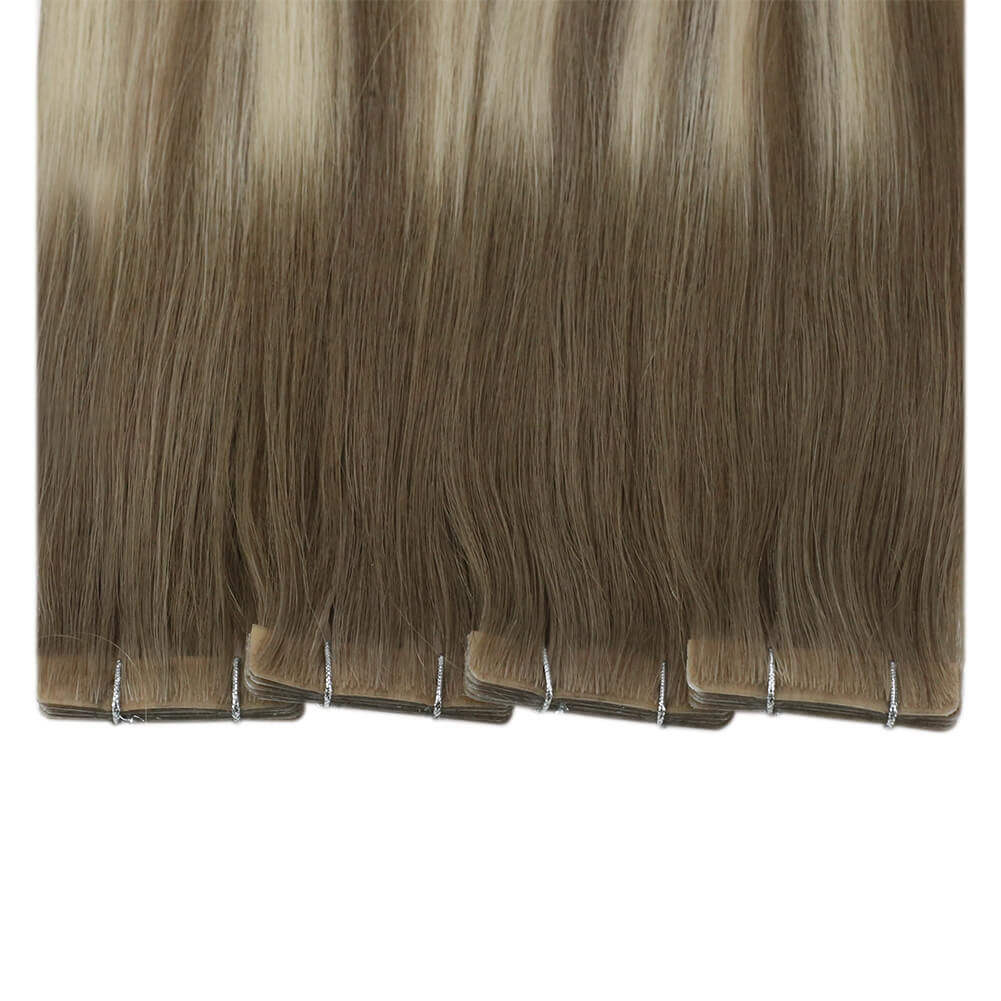 injected seamless tape hair