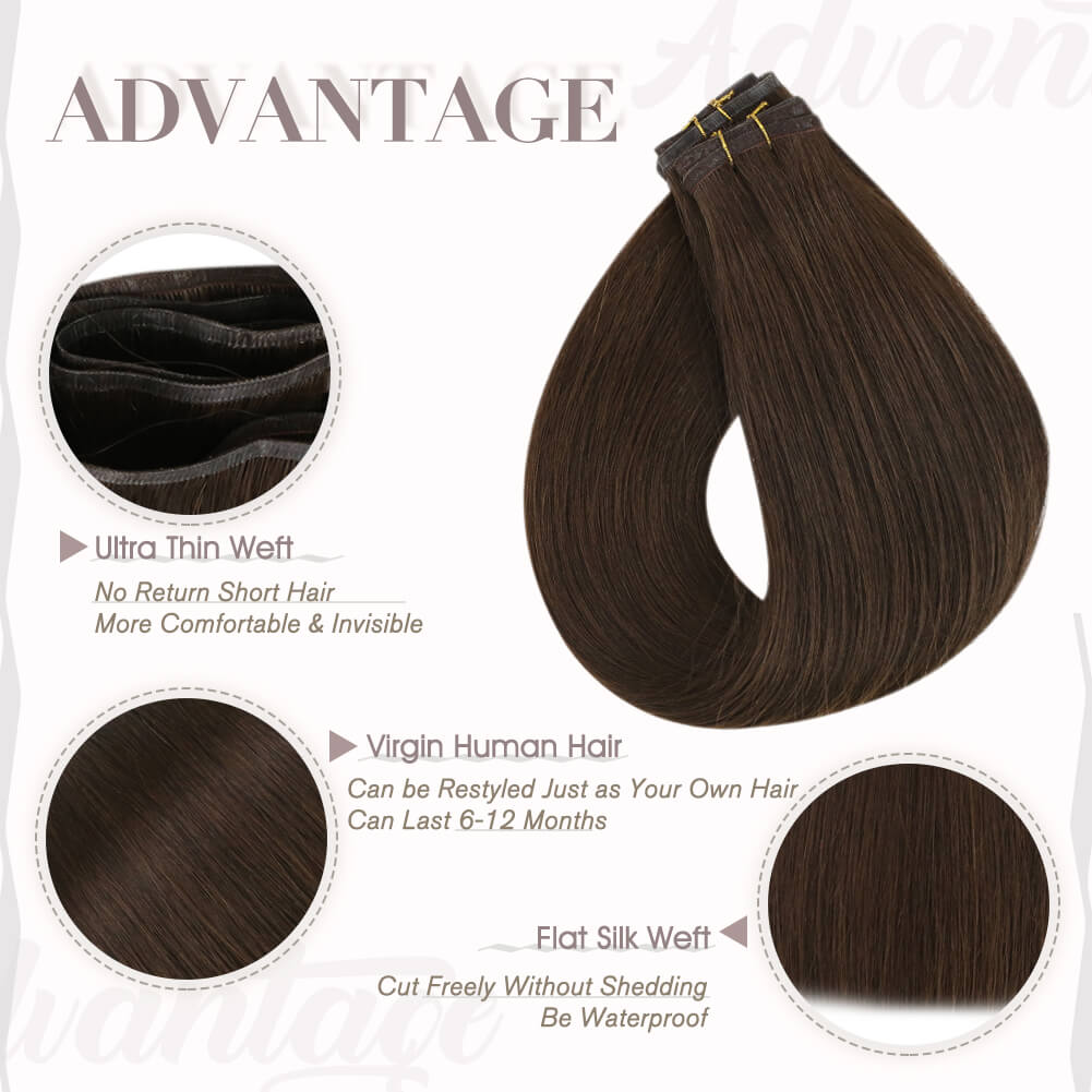 best human hair weft extensions