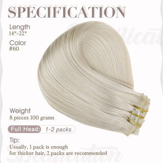 natural hair clip ins