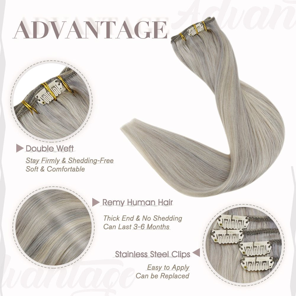clip in hair pieces for volume