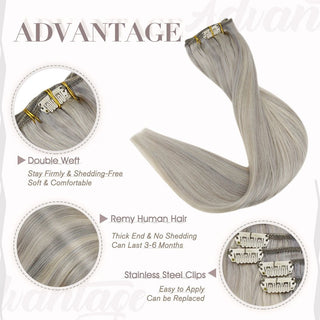 clip in hair pieces for volume