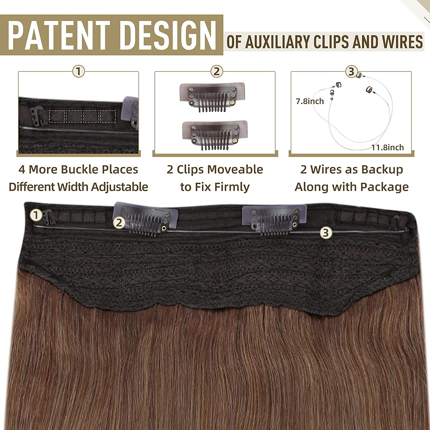 hidden wire hair extensions