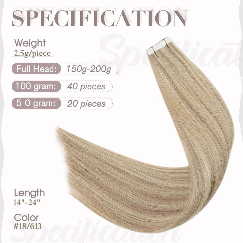 pu tape hair extensions