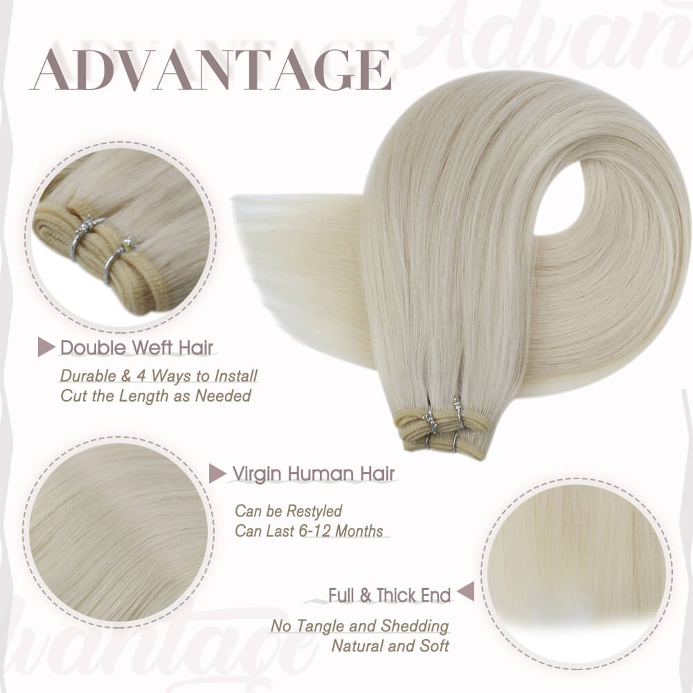 weft extensions for thin hair