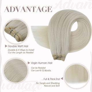 weft extensions for thin hair