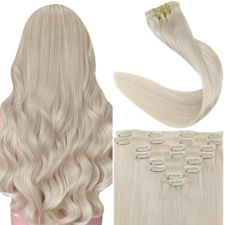 real hair clip extension