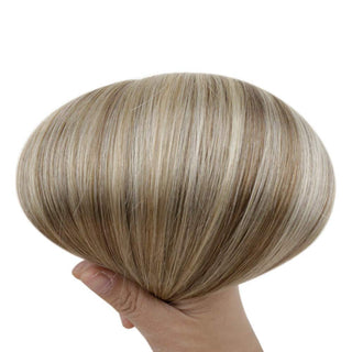 pu seamless clip in hair