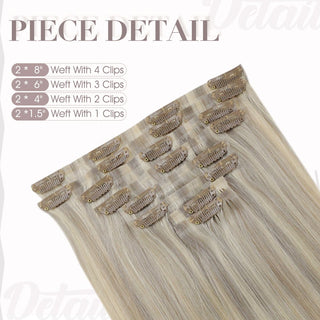 22 inch clip hair extensions