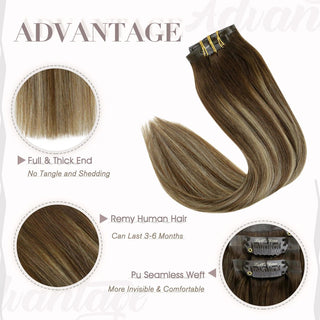 natural clip ins
