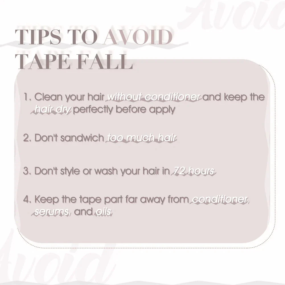 premium tape in hair extensions