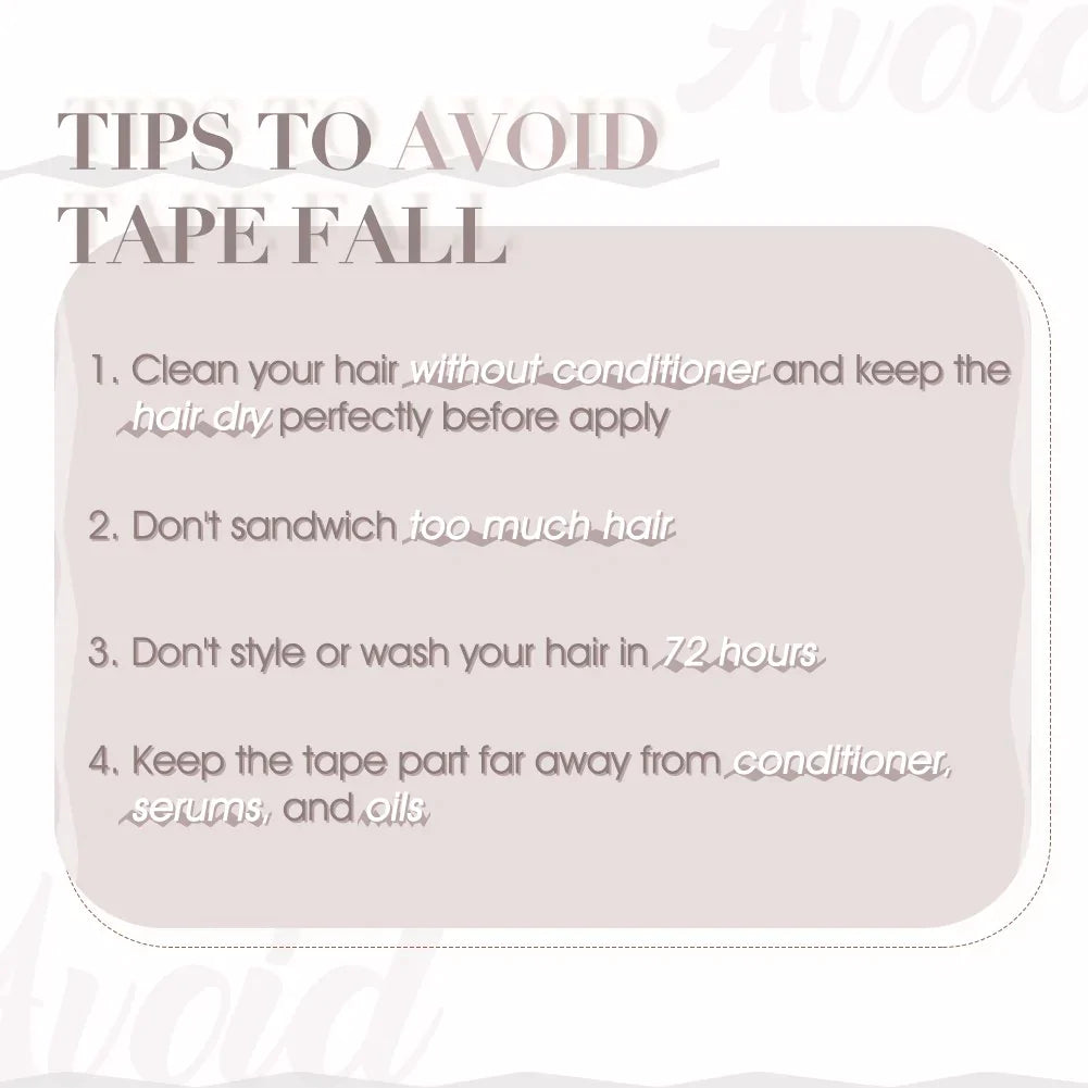 premium tape in hair extensions
