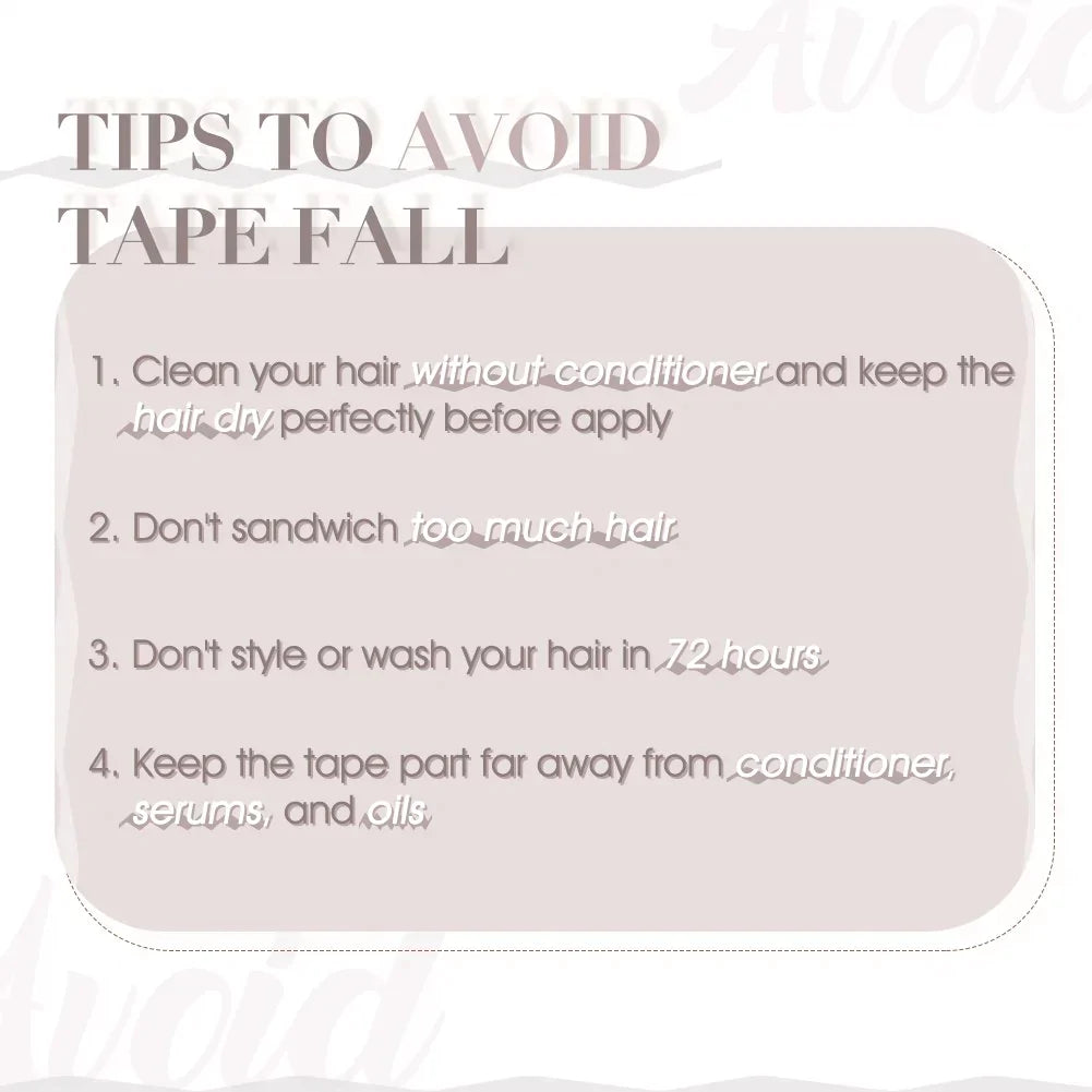 premium tape in hair extensions