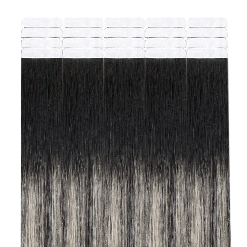 silver tape hair extensions