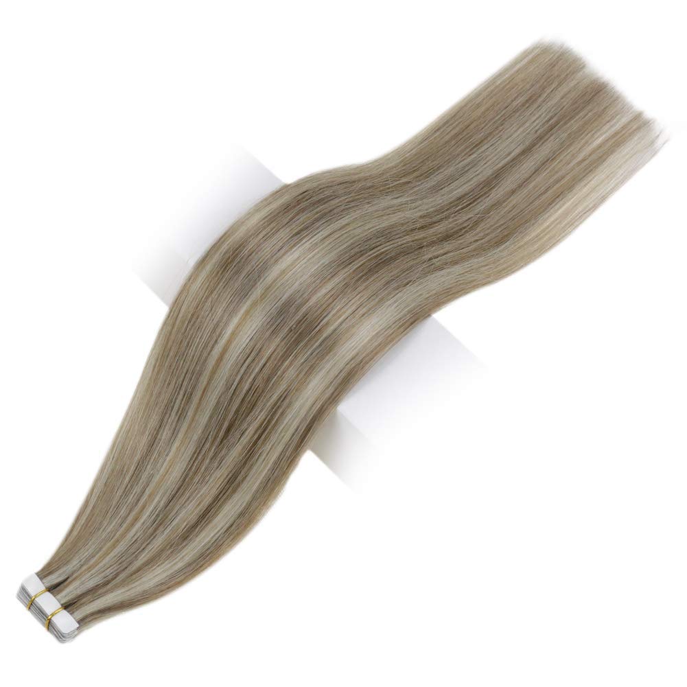 tape in hair extensions highlight