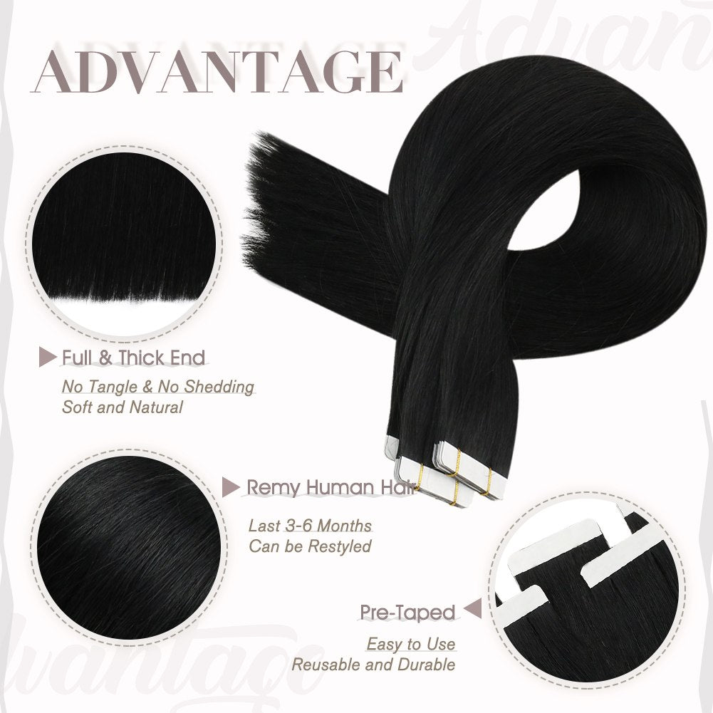 invisible hair extensions tape
