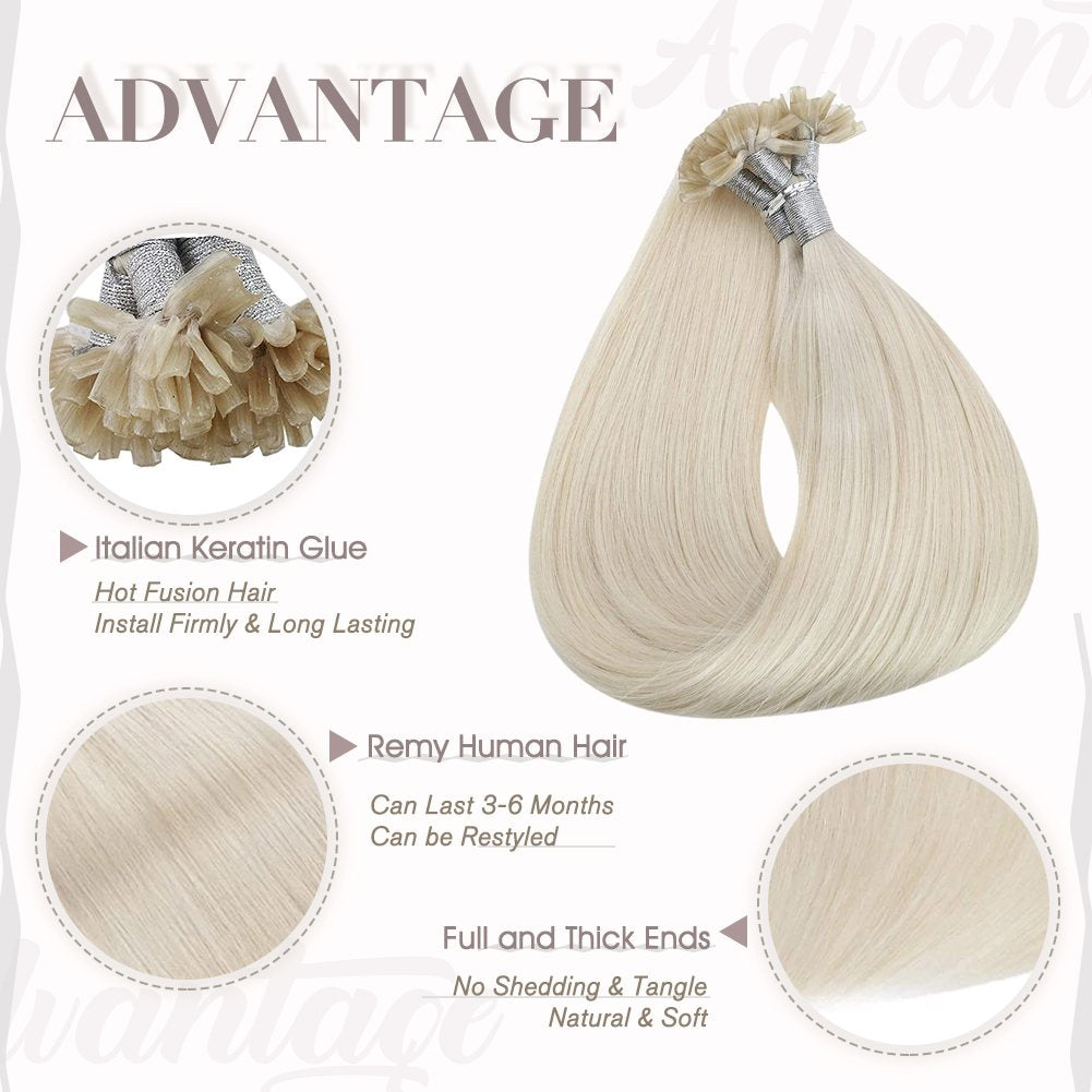 double drawn u tip hair extensions